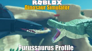 Dinosaur Profile  Purussaurus  ROBLOX Dinosaur Simulator [upl. by Chiarra292]