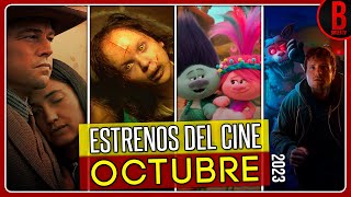 ESTRENOS del CINE OCTUBRE 2023  Películas que se Estrenan en Octubre 2023 [upl. by Annahsor]