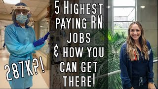 The BestPaying Nursing Jobs Revealed Top 5 [upl. by Bez]