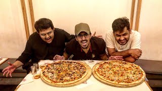 LARGEST BEEF PIZZA amp CHICKEN PIZZA  Thin Crust Pizza in LAHORE PAKISTAN [upl. by Aicenra]