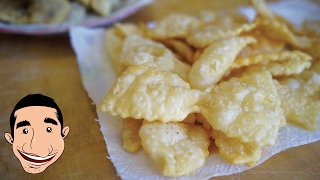 NONNA’S CHIACCHIERE RECIPE  How to Make Italian Fried Cookies  CROSTOLI [upl. by Toulon732]