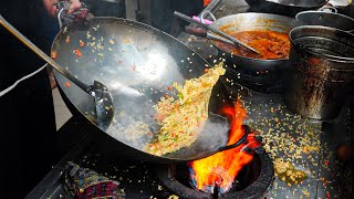 Amazing Wok Skill  Egg Fried Rice Stirfried Noodles  Vietnamese Street Food  Foodie Trip [upl. by Smada949]