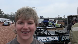 Talladega Ice Bowl 2021  Braxton Barber  A Stupid Crash [upl. by Traver]