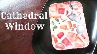 Cathedral Window Gelatine Dessert  Jelly Recipe [upl. by Art]