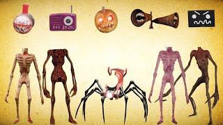 WRONG HEADS CHO CHO CHARLES SIREN HEAD RADIO PUMPKIN TREVOR HUNDERSON SIREN HEAD FLAT SCREEN TV [upl. by Akemyt]