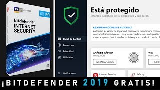 ANTIVIRUS GRATIS POR 6 MESES 2019  BITDEFENDER [upl. by Caryl]