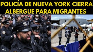 POLICÍA DE NUEVA YORK CIERRA ALBERGUE PARA MIGRANTES CON ARMAS Y CONTRABANDO [upl. by Nnayt]