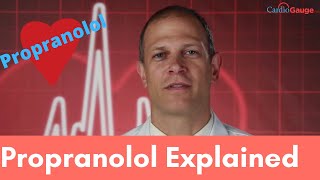 Propranolol General Information and Side Effects [upl. by Nirot]