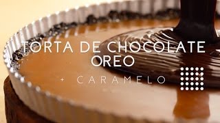 Torta de Chocolate de Oreo  Ganache  Caramelo e Amêndoas [upl. by Lessirg]