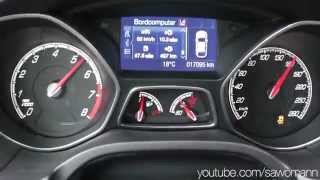 2013 Ford Focus ST 250 HP 0100 kmh amp 0100 mph Acceleration GPS [upl. by Woo20]