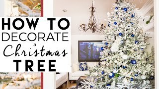 Decorate A Beautiful Christmas Tree  Christmas Tree Decorating  8 [upl. by Angeli]