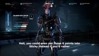 Salarian Infiltrator Build Guide Mass Effect Andromeda Multiplayer [upl. by Ibbetson]