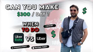 When Can You Do Uber Eats Vs Uber X 🤔🚗🍔 Uber Eats and Uber Rides Pros and Cons ▸Uber Pro in Canada [upl. by Ahsetel735]