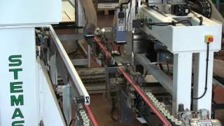 Automatic doors machining center mod PerfectDoor Linea lavorazione porte [upl. by Ezzo878]