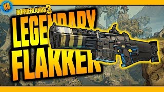 FLAKKER  Legendary Weapon Review Borderlands 3 [upl. by Anima]