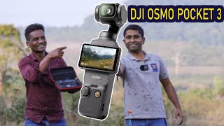 Dji Osmo Pocket 3 Creator Combo Unboxing amp Overview India  Hi Tech Santanu [upl. by Anirak932]