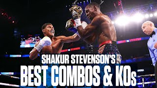 Shakur Stevensons Best Combinations and Knockouts  FIGHT HIGHLIGHTS [upl. by Schiro]