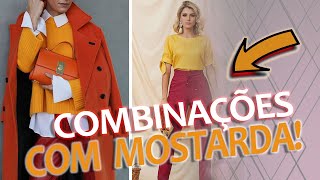 COMBINAÇÕES DE LOOKS  COM MOSTARDA [upl. by Grindlay]