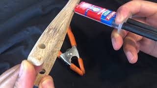 How to Use Epoxy Glue on Wood [upl. by Anirdnajela]