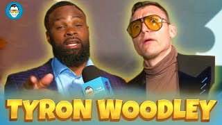 Tyron Woodleys Gives Mike Perry Advice For Jake Paul [upl. by Blight]