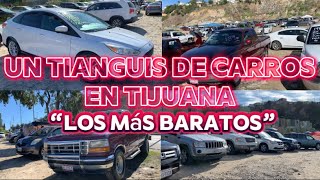 Un tianguis de carros en Tijuana “los más baratos”en la frontera [upl. by Herby]