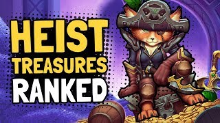 Ranking the TREASURES in Dalaran Heist  Hearthstone [upl. by Aicnom]