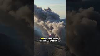 A Erupção do Monte Tambora Como Um Vulcão Mudou o Clima curiosidades história ciência shorts [upl. by Ahsac]