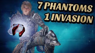 Elden Ring Fighting 7 Phantoms In 1 Invasion [upl. by Faxon617]