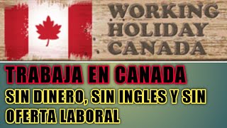 Trabaja en Canada sin oferta de trabajo [upl. by Nore]