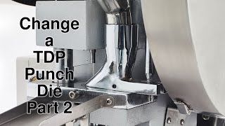 Tablet Pill Press  How To Change a Die  Part 2 [upl. by Onivla]