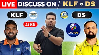 🔴 LIVE KFL vs DS Dream11 Prediction  KFL vs DS Dream11 Team  KFL vs DS Dream11 Today  LPL LIVE [upl. by Rosanne25]