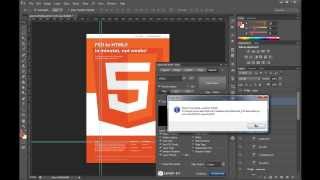 Convert PSD to HTML Website  Your First Export [upl. by Marty854]