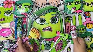 INSIDE OUT 2 DISGUST Blind Bags 1 vs 100 Challenge  DIY Skincare  Makeup  Outfit [upl. by Elroy680]