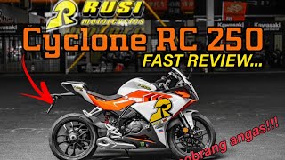 RUSI CYCLONE RC 250  BAGONG BIG BIKE NI RUSI [upl. by Antons]