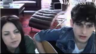 Liz Gillies And Matt Bennett LiveStream [upl. by Neltiak]