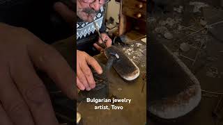 Oldschool soldering method still practiced in Bulgaria jewellerymaking Jewelry Soldering [upl. by Anekam368]