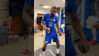 Paqueta vs Rudiger dance 🤩 footballshorts short shorts viralshorts [upl. by Shae]