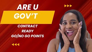 ARE U GOVERNMENT CONTRACT READY [upl. by Lawrenson284]