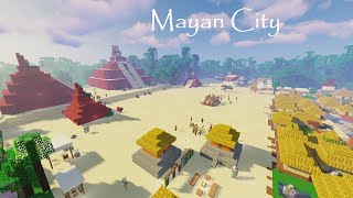 Mayan Minecraft City Build Tikal Inspired minecraft [upl. by Quinton]