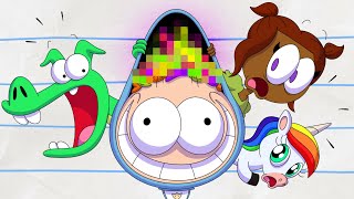 WHATS UNDER BOYS HOOD NEW Boy amp Dragon  Cartoons For Kids  WildBrain Toons [upl. by Lorolla76]