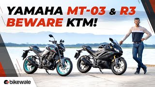 Yamaha MT 03 and Yamaha R3 Review  Which One Should You Buy and Why  BikeWale [upl. by Damara]