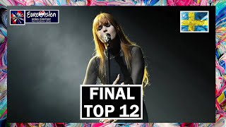 TOP 12  GRAND FINAL  MELODIFESTIVALEN 2020  EUROVISION 2020 SWEDEN [upl. by Paynter]