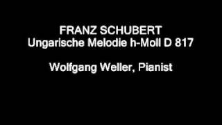 Schubert Ungarische Melodie hMoll D 817 Wolfgang Weller 2005 [upl. by Thorlay]