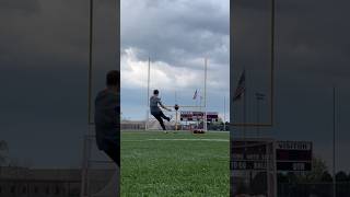 Kicking an NFL PAT field goal like viral subscribe viralvideos football shorts fyp [upl. by Dracir]