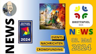 Brettspiel News der Brettspielbox 03 Mai 2024 [upl. by Sammie137]