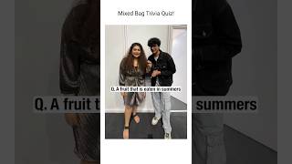 Mixed Bag Trivia Quiz 💛ruchikarathore indianvlogger love triggeredinsaan shortsfeedviralshort [upl. by Ferro940]