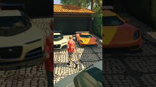 سرقنا سيارت كرستيانو رونالدو 🤣 cr7 gta5 [upl. by Presber800]