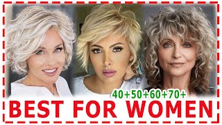 REJUVENATING💕HAIRCUT 2024 IDEAS Women over 506070 [upl. by Stuart]