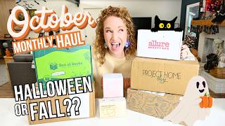 Monthly Subscription Box Haul for October 2024 [upl. by Casilda]