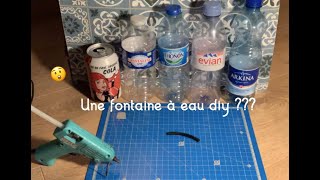 Faire une mini fontaine eau DIY [upl. by Ydnat]